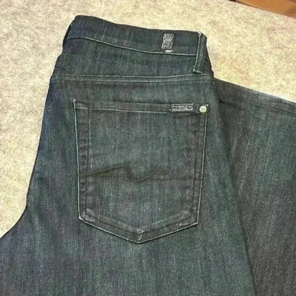 7 for all Mankind, the Slimmy. Size 32. Dark Wash. - Picture 8 of 12